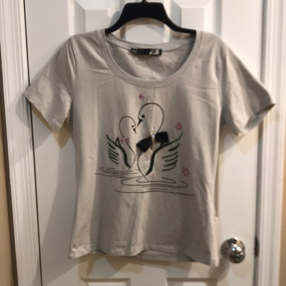 ⚡️FINAL PRICE⚡️ Moschino/Love Moschino Swans Top